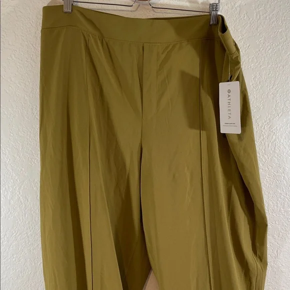 ATHLETA Vienna Slim Split Hem Lightweight Stretch Travel Pants Size 20 NEW - Picture 3 of 16